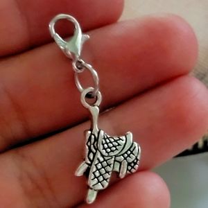 Saddle horse cowgirl planner charm clipon country